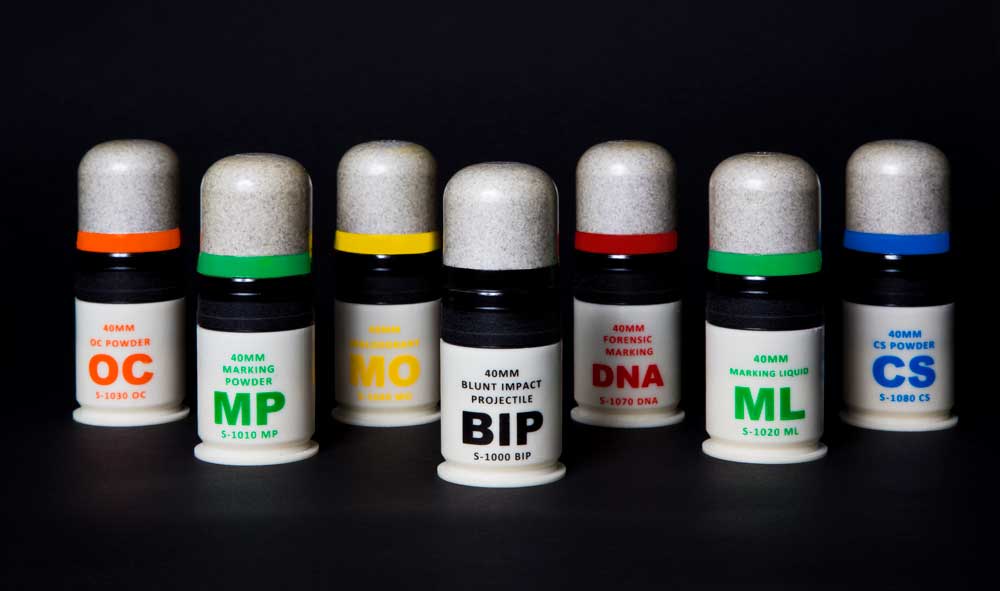 Less lethal rounds with range